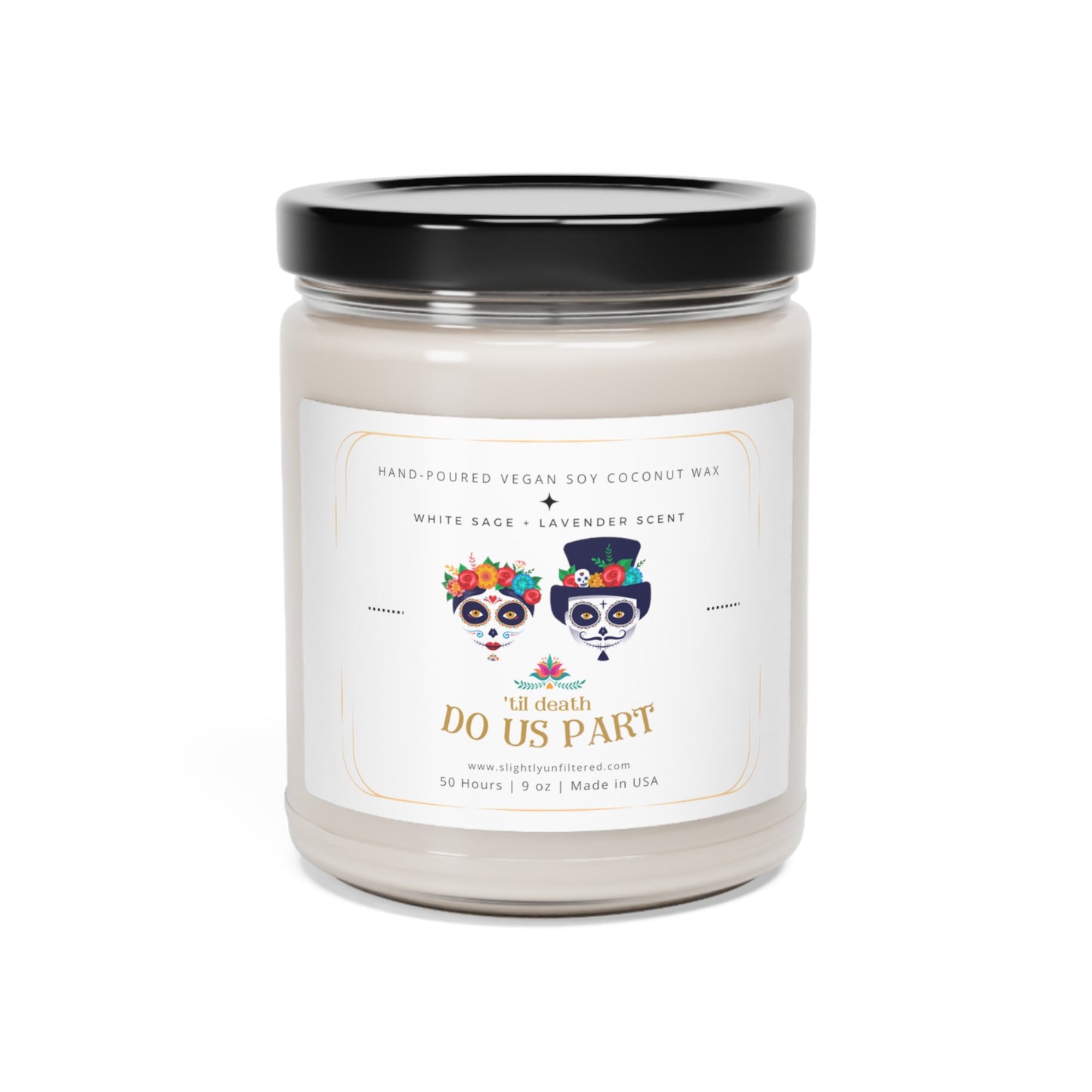 'Til Death Do Us Part Soy Candle, 9oz