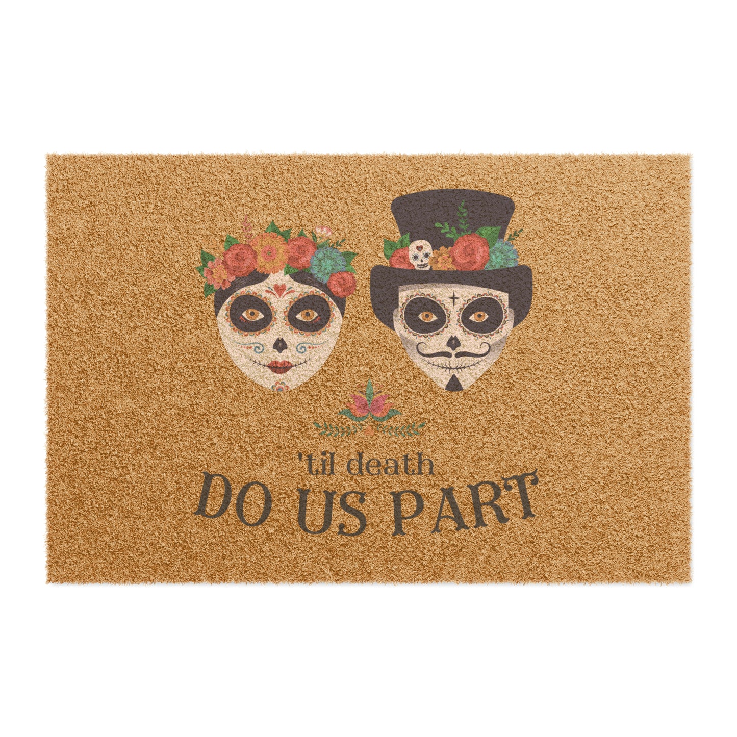 'Til Death Do Us Part Door Mat