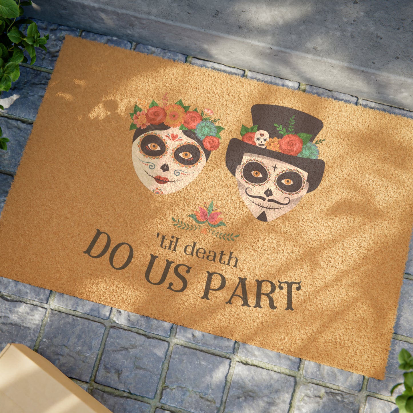 'Til Death Do Us Part Door Mat