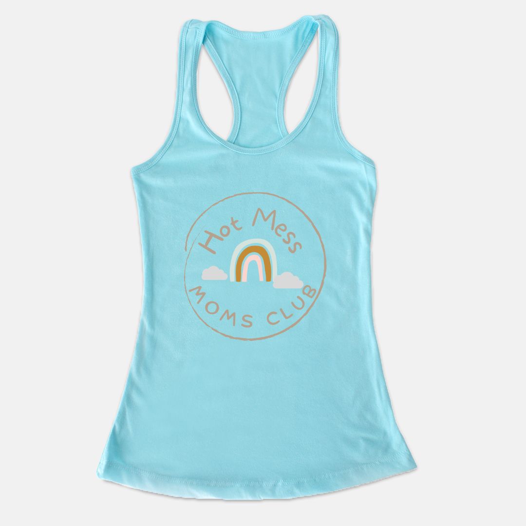 Hot Mess Moms Club Racerback Tank