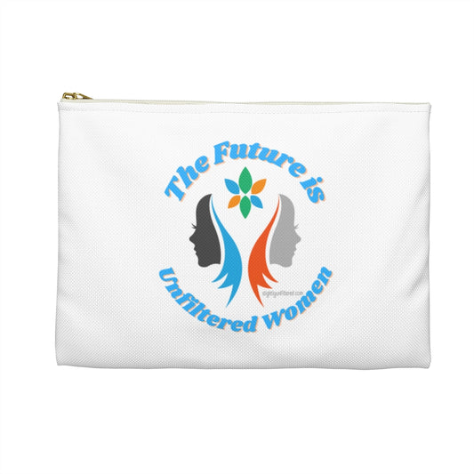 The Future is Unfiltered Women - Zipper Pouch