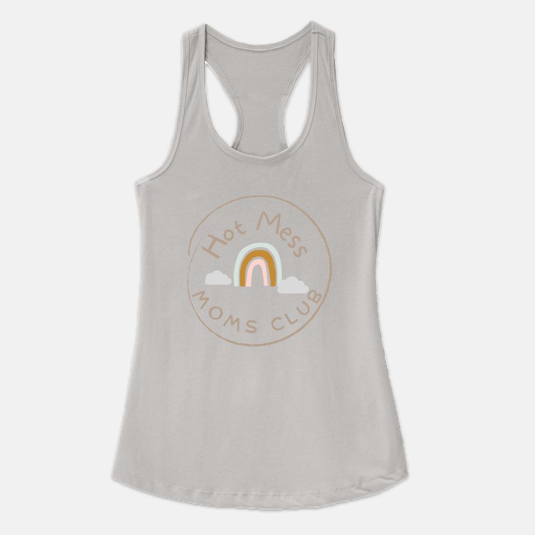 Hot Mess Moms Club Racerback Tank