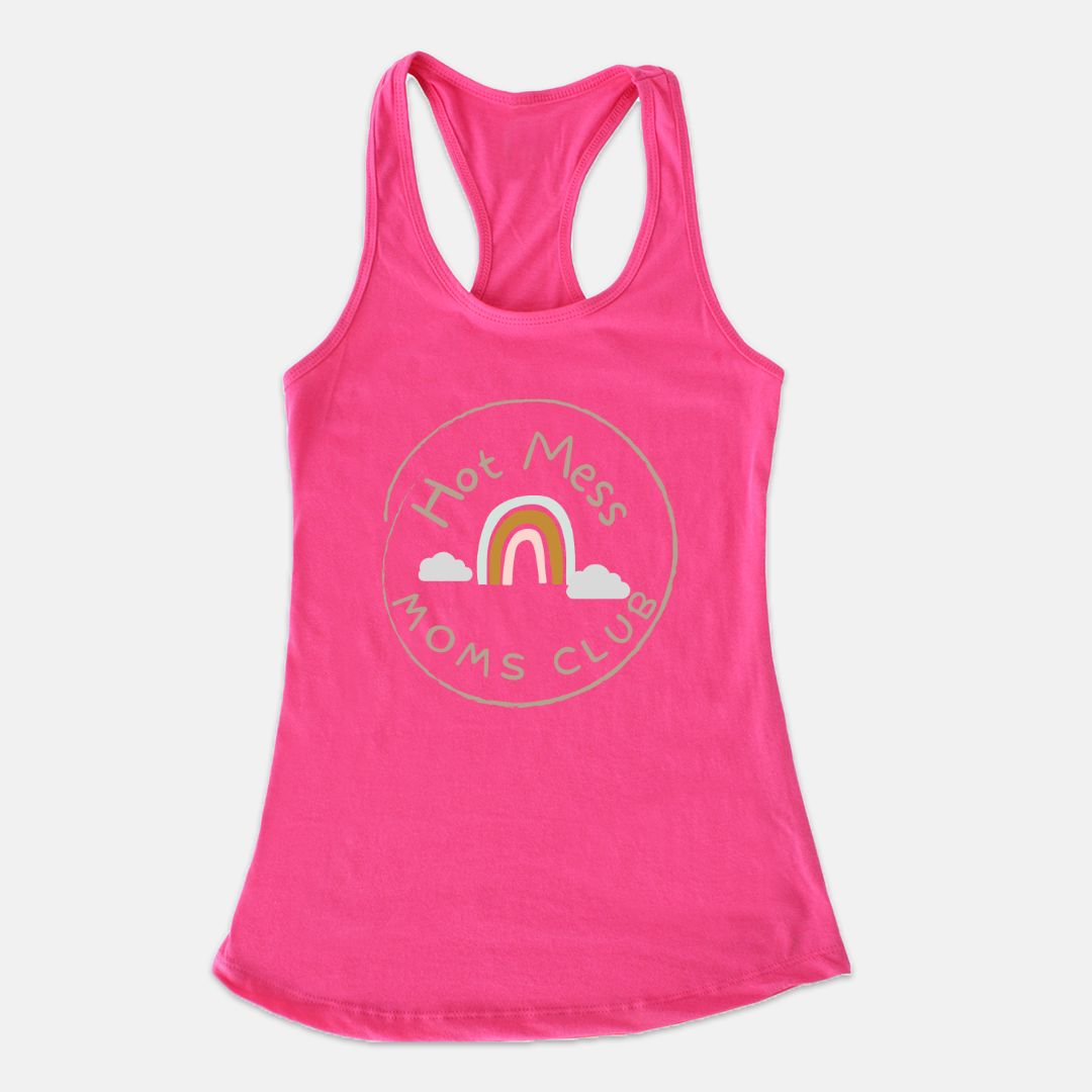 Hot Mess Moms Club Racerback Tank