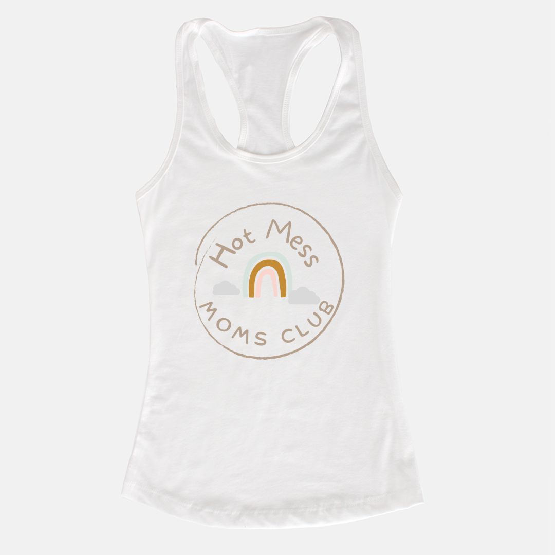 Hot Mess Moms Club Racerback Tank