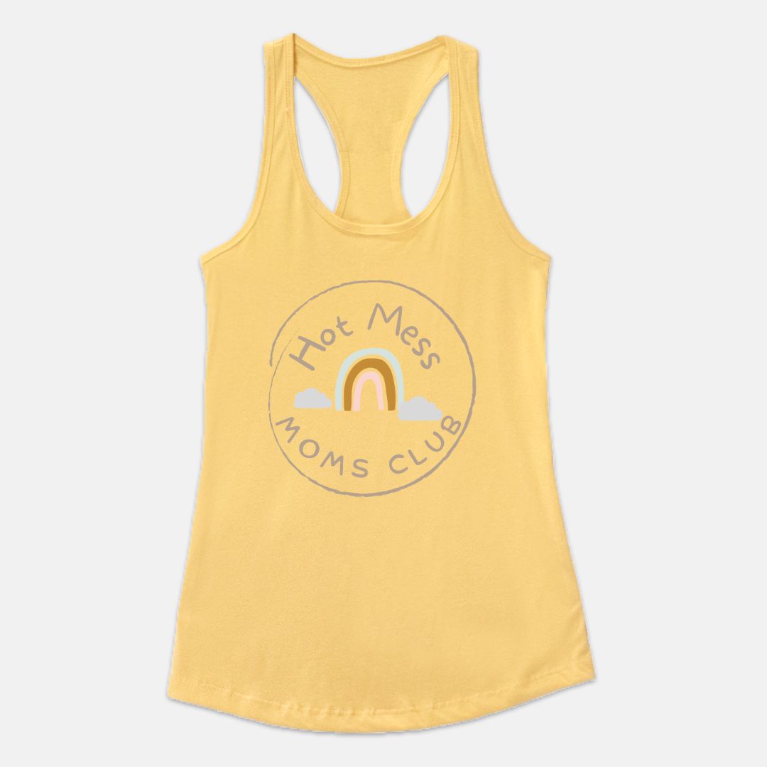 Hot Mess Moms Club Racerback Tank