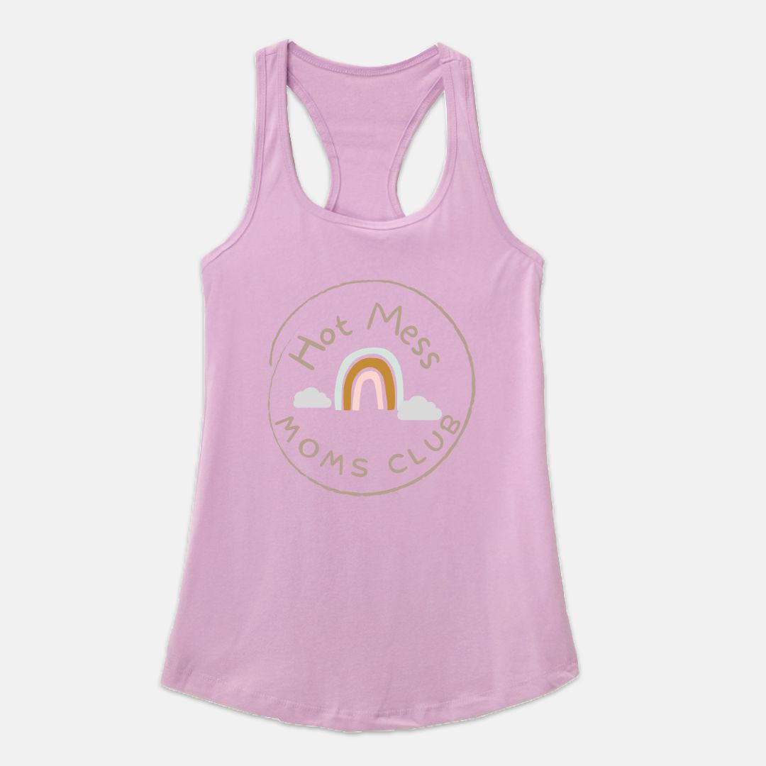 Hot Mess Moms Club Racerback Tank