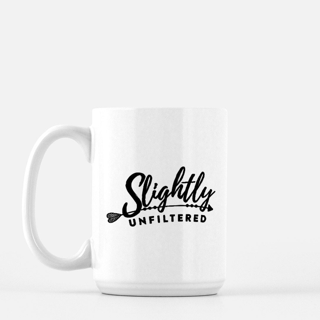 Slightly Unfiltered Logo Mug 15oz.