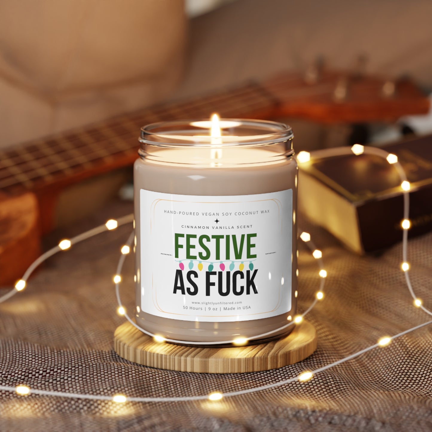 Festive AF Scented Soy Candle - 9oz