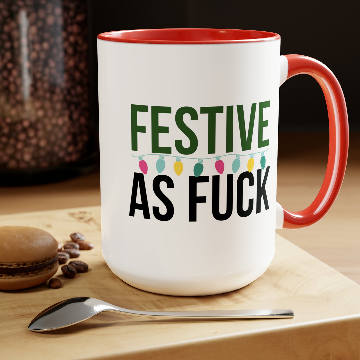 Festive AF Mug - 15oz