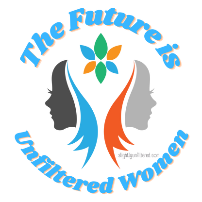 The Future is Unfiltered Women Kiss Cut Stickers - 4" x 4"