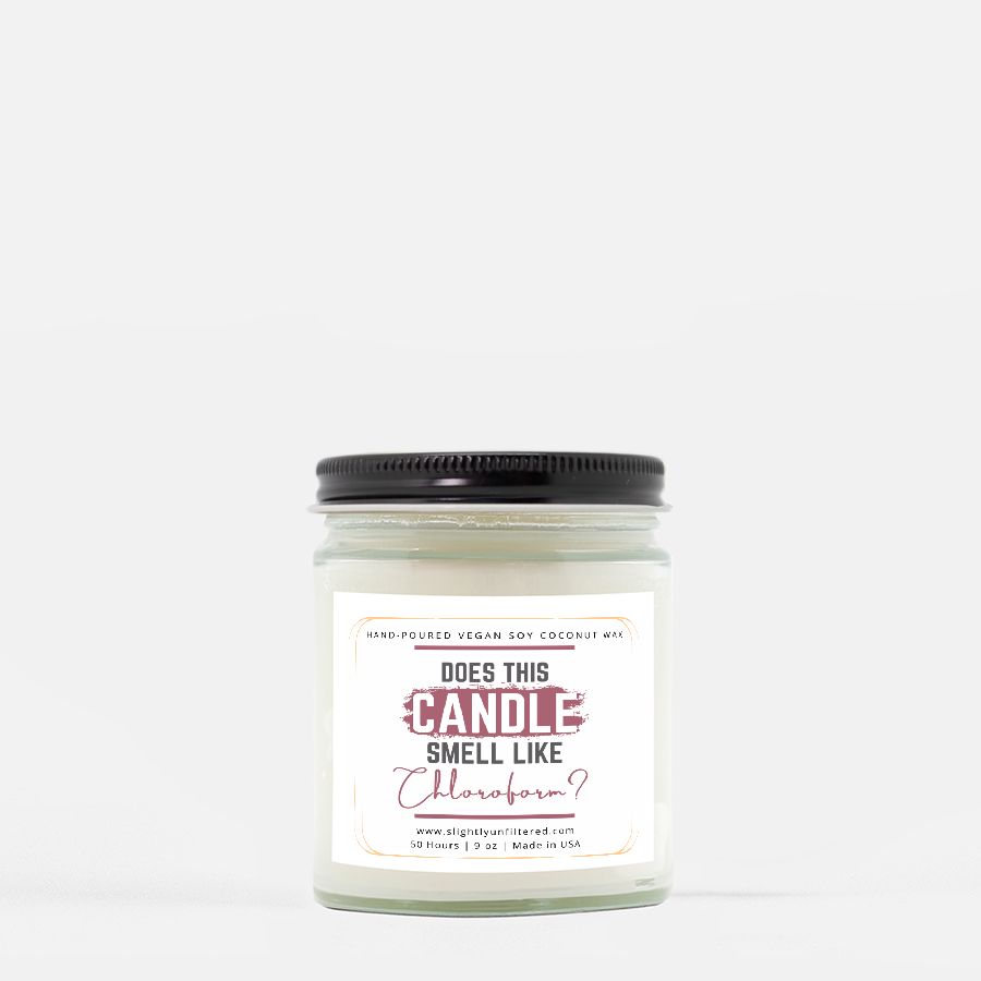 Does this candle smell like chloroform? (Hand Poured 9 oz.)
